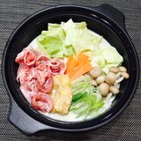 【鍋レシピ11選】(６)豆乳鍋